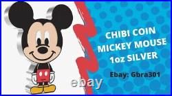Chibi Coin Collection Disney Series Mickey Mouse 1oz Silver Coin Confirmed