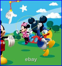 Children bedroom PHOTO WALLPAPER Disney Mickey Mouse GREEN non-woven WALL MURAL