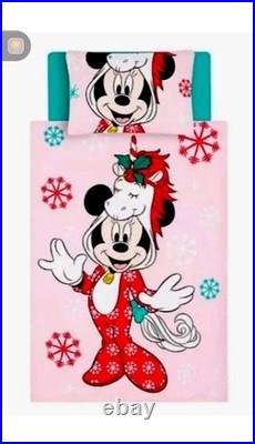 Christmas Disney Mickey Mouse Reversible Duvet Set Single Christmas Disney Mickey Mouse Reversible Duvet Set Single