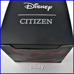 Citizen Disney Mickey Mouse Black Leather Strap Watch AW1596-08W eco-drive
