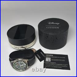 Citizen Eco-Drive DISNEY Mickey Mouse Golf Sport Green Watch 43MM AW1595-01W