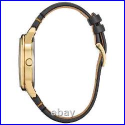 Citizen Eco Drive Disney Mickey Mouse Gold Tone Stainless Steel Quartz Watch BV