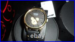 Citizen Eco Drive Disney Mickey Mouse Gold Tone Stainless Steel Quartz Watch BV