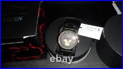 Citizen Eco Drive Disney Mickey Mouse Gold Tone Stainless Steel Quartz Watch BV