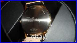 Citizen Eco Drive Disney Mickey Mouse Gold Tone Stainless Steel Quartz Watch BV