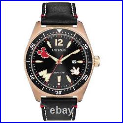 Citizen Eco-Drive Watch Disney Mickey Mouse Limited Edition AW1596-08W / N W O T