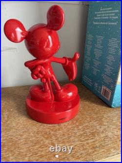 Classic Mickey Mouse Red Statue. New but box water damaged Classic Mickey Mouse Red Statue. New but box water damaged