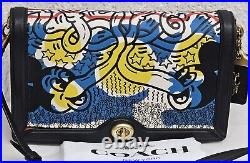 Coach Disney Mickey Mouse Keith Haring Collection Crossbody Baglimited Edition