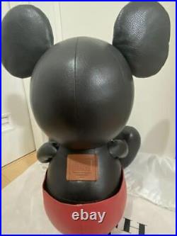 Coach Disney Mickey Mouse Leather Plush Doll 240 Limited EMS