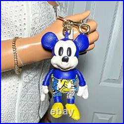 Coach Disney Mickey Mouse X Keith Haring Keychain Bag Backpack Charm NWT