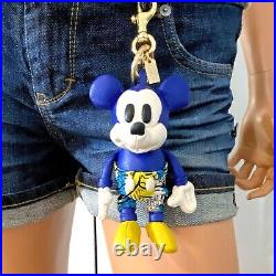 Coach Disney Mickey Mouse X Keith Haring Keychain Bag Backpack Charm NWT