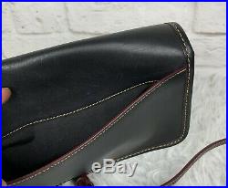 Coach X Disney Mickey Mouse Penny Glove Saddle Black Leather Crossbody Bag $395