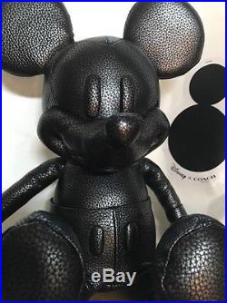 Coach x Disney Small Black Pebbled Leather Mickey Mouse Doll Limited Edition