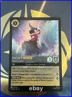 D23 Mickey Mouse D23 07/D23 Lorcana Ravensburger Playful Sorcerer NM+