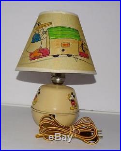 DISNEY 1930's SETLIONEL MICKEY MOUSE HANDCAR+SERVICED+TRACK+KEY+ NM LAMP SET