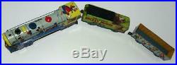 DISNEY 1950's MICKEY MOUSE METEOR TRAIN SET+BELL+TRACK+WORKS+5 CAR VERSION