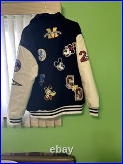 DISNEY Costco LETTERMAN Varsity JACKET MICKEY Mouse BLACK Men XXL Women's XXXL
