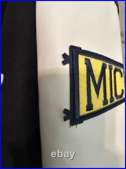 DISNEY Costco LETTERMAN Varsity JACKET MICKEY Mouse BLACK Men XXL Women's XXXL