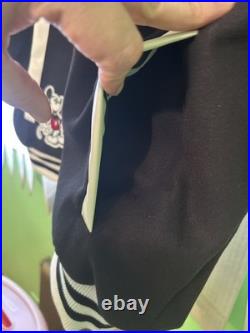 DISNEY Costco LETTERMAN Varsity JACKET MICKEY Mouse BLACK Men XXL Women's XXXL