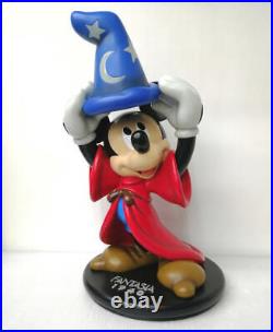 DISNEY Fantasia 70TH Anniversary 1940 Mickey Mouse Blue Hat Big Figure Japan