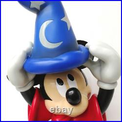 DISNEY Fantasia 70TH Anniversary 1940 Mickey Mouse Blue Hat Big Figure Japan