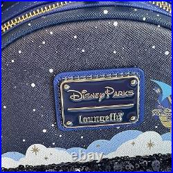 DISNEY LOUNGEFLY MICKEY MOUSE BACKPACK BAG THE MAIN ATTRACTION PETER PAN Ltd NEW