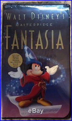 DISNEY MASTERPIECE FANTASIA FINAL RELEASE VHS COLLECTOR NEW SEALED Mickey Mouse