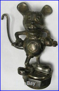 DISNEY MICKEY MOUSE AUTOMOBILE MASCOT RADIATOR CAP 1920s MODEL T FORD MODEL A