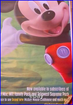 DISNEY MICKEY MOUSE CLUBHOUSE POSTER AMAZING CONDITION COLOURFUL 180cm 120cmhuge