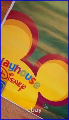 DISNEY MICKEY MOUSE CLUBHOUSE POSTER AMAZING CONDITION COLOURFUL 180cm 120cmhuge