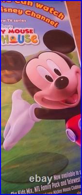 DISNEY MICKEY MOUSE CLUBHOUSE POSTER AMAZING CONDITION COLOURFUL 180cm 120cmhuge