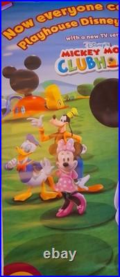 DISNEY MICKEY MOUSE CLUBHOUSE POSTER AMAZING CONDITION COLOURFUL 180cm 120cmhuge