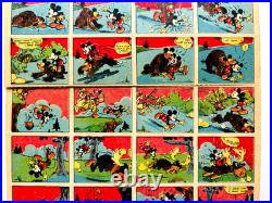 DISNEY MICKEY MOUSE Vintage Very Rare Collectable Memorabilia Comic type strip
