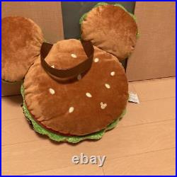 DISNEY Mickey Mouse Hamburger Tote Bag Tokyo Disney Land Limited Edition New