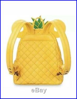 DISNEY Parks LOUNGEFLY Mini BACKPACK PINEAPPLE Mickey Mouse NWT