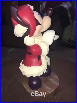 DISNEY Santa Mickey Mouse Cookie Plate Holder CHRISTMAS BIG FIG Prototype