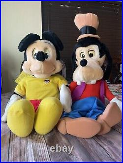 DISNEY Worlds of Wonder Talking Mickey Mouse & Goofy WORKING See Video