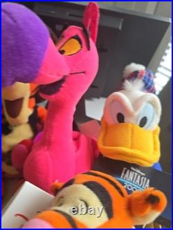 DISNEY soft Toy's Winnie The Pooh, 2x Tiger, Flamingo, Donald & Mickey Mouse