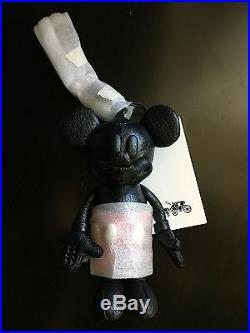 DISNEY x Coach Limited Edition Mickey Mouse Leather Doll Keychain Fob bag charm