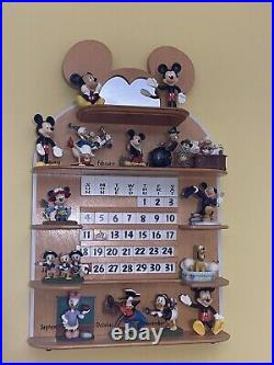 Danbury Mint Disney Classic Characters Perpetual Calendar Mickey Mouse & Friends