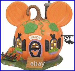 Dept 56 MICKEY'S PUMPKINTOWN HOUSE Disney Village Halloween 6007726 NEW 2021