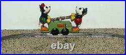 Disney1934 Scarce Green Base Lionel Mickey Mouse Handcarset-serviced+track+key