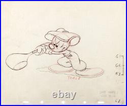 DisneyMickey Mouse Original Production Drawing-Canine Caddy-1941