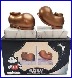 Disney 100 Eras Collection Mickey Mouse Boots Shoes Feet Book Ends New Rare