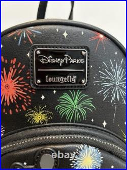 Disney 100 Mickey Mouse Walt Partners Fireworks Light Up Loungefly Backpack Bag