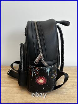 Disney 100 Mickey Mouse Walt Partners Fireworks Light Up Loungefly Backpack Bag