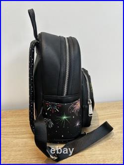 Disney 100 Mickey Mouse Walt Partners Fireworks Light Up Loungefly Backpack Bag