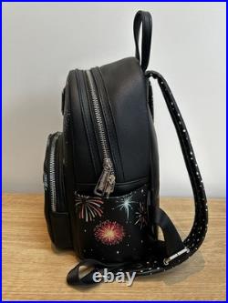 Disney 100 Mickey Mouse Walt Partners Fireworks Light Up Loungefly Backpack Bag