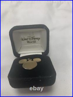 Disney 14 K Yellow Gold Pendant Mickey Mouse for Necklace Or Chain