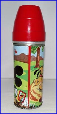 Disney 1954 Setmickey Mouse/donald Duck Tin Lunch Box+rare Thermos-adco-liberty